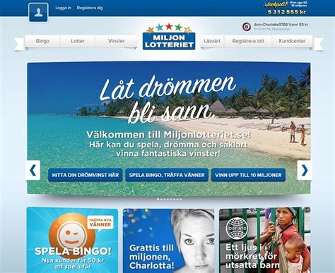 miljonlotteriet|miljonlotteriet hemsida.